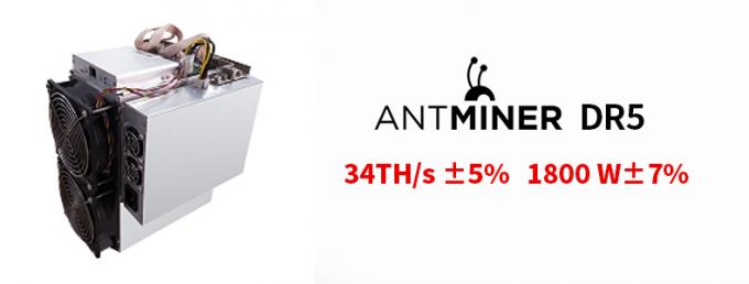 Большинств популярная машина горнорабочего Antminer Dr5 минирования монетки Dcr для продвижения