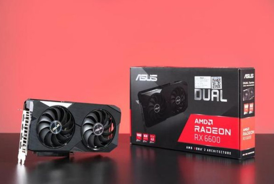 Двойной вентилятор Asus двойное Rx6600 8g 128bit