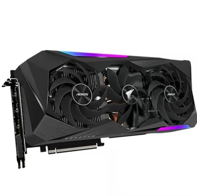 3 ti 256bit мастера 3070 Aorus вентиляторов видеокарт 8GB 3 гигабайта вентиляторов