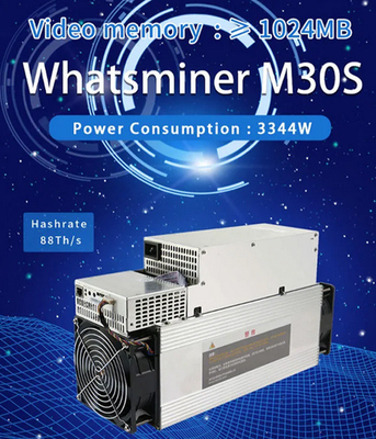 Бит 3344W 128 Whatsminer M30s 88th машины горнорабочего прямоугольника ATI 128MB Asic